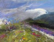 Fioritura Alpina con nuvola